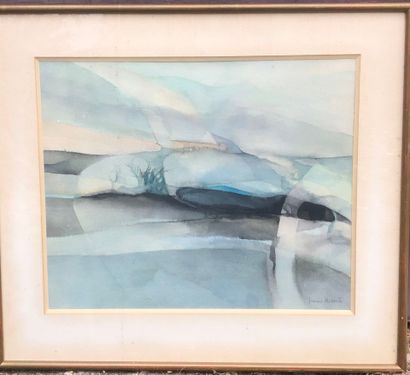 Jeanne BESSIERE (born 1929).
Winter landscape...