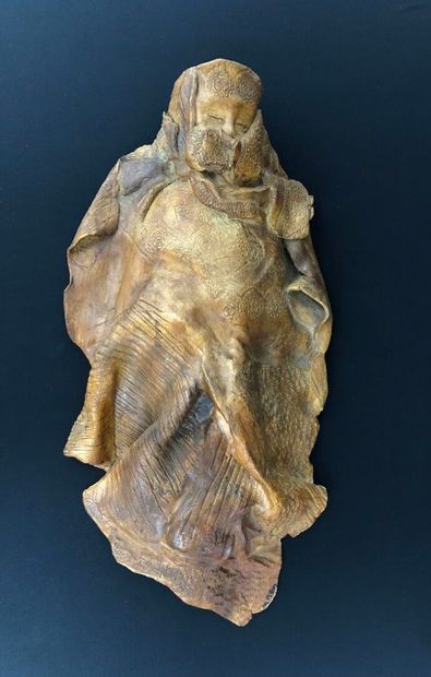 Marie FILLON (1953)
Desert man. 
Terra cotta...