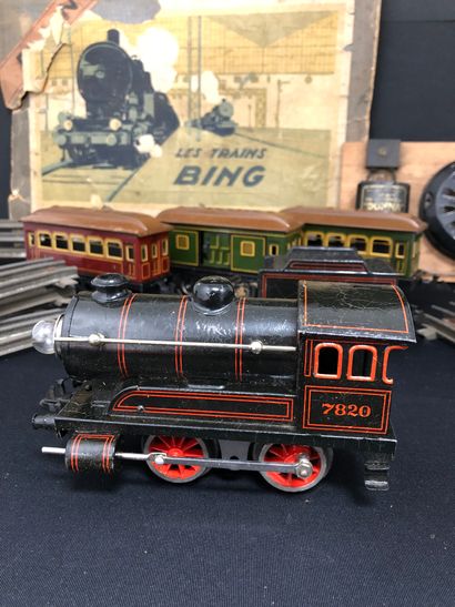 TRAIN BING électrique en 110 volts avec plaque...