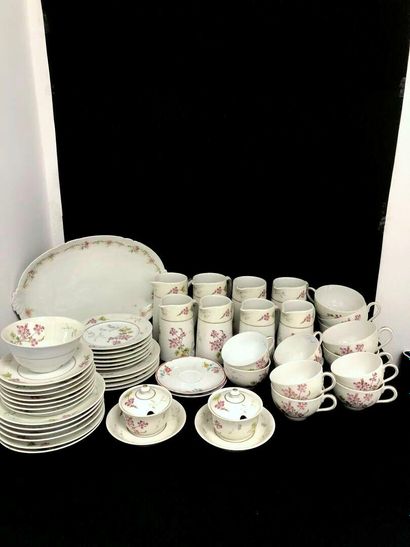 HAVILAND in Limoges : 
Porcelain dessert...