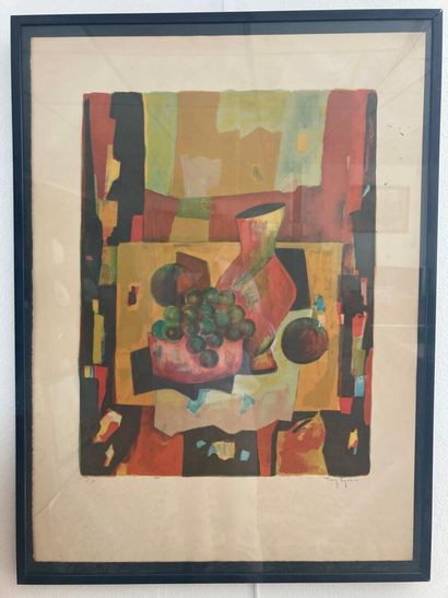 Tony AGOSTINI (1916-1990) 
Still life with...