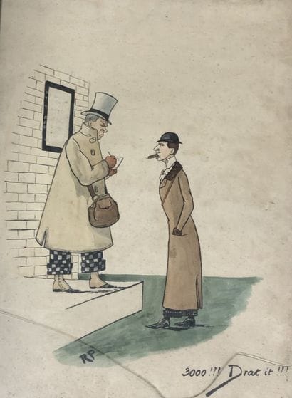 late 19th - 20th century:
Watercolor print...