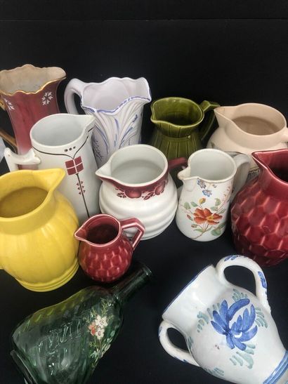 IMPORTANT LOT of various jugs (some signed):...