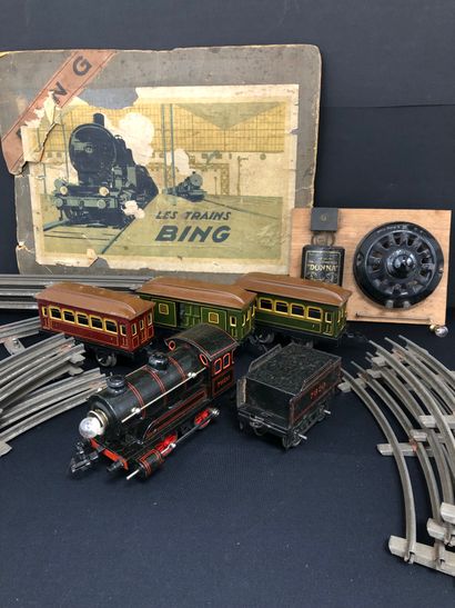 TRAIN BING électrique en 110 volts avec plaque...