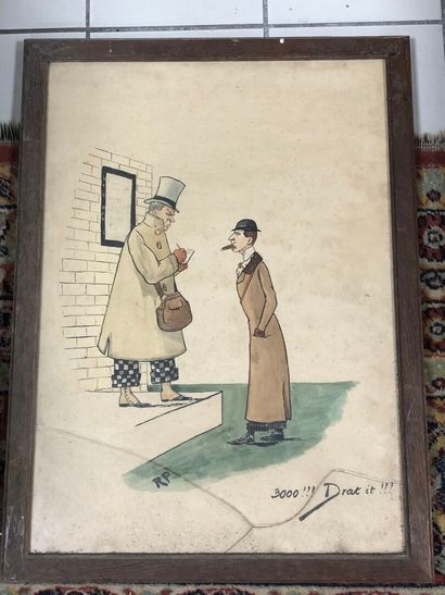 late 19th - 20th century:
Watercolor print...