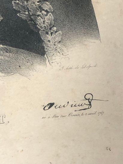 LOT including:
- Portrait of Gaspard Monge...