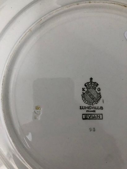 LOT of three dishes including:
- DIGOIN -...