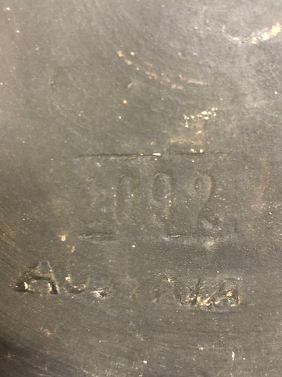 LOT of two plates with fruit decorations...