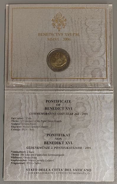 Vatican - 2 € - BU - 2006 - Swiss Guard