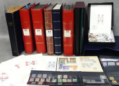Lots of seven large albums, two small albums,...