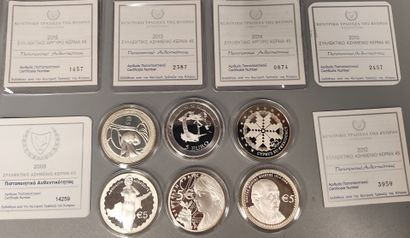 5 € - BE - Silver - Cyprus - Commemorative...