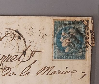 Lot of two letters: Armée de Paris and
a...