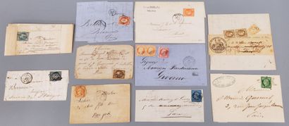 Lot of 10 classic letters from France including...