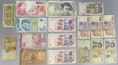 Lot of 28 banknotes
France - 50 francs Quentin...