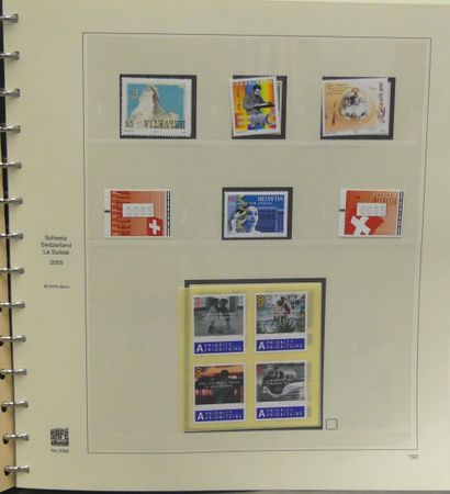 Collection of new hingeless Swiss from 1983...