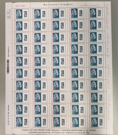 Lot of new modern stamps sold without subscription
F4871...