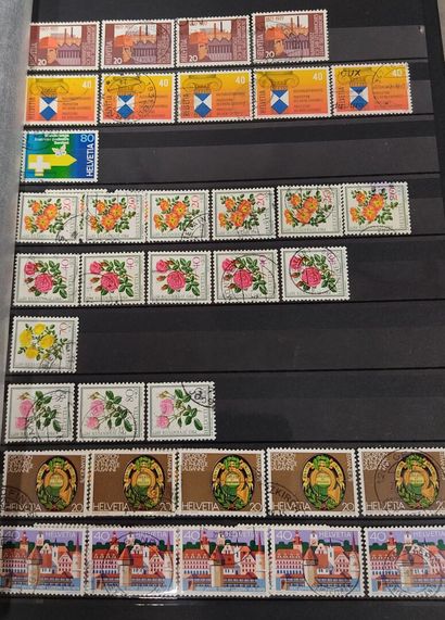 Ten binders from Germany and Switzerland,...