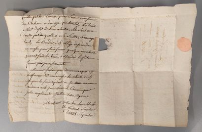 Lot of ten letters, classical period from...