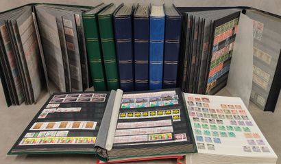 Ten binders from Germany and Switzerland,...