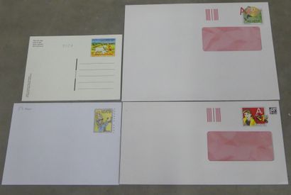 Lot of 193 postcards and 52 prepaid envelopes...