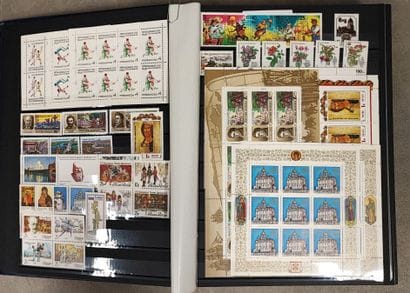 An incomplete collection of Russian stamps...