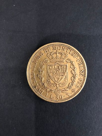 Kingdom of Piedmont Sardinia
Gold coin Charles...