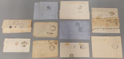 Lot of 10 classic letters from France including...