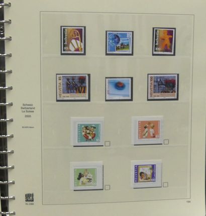 Collection of new hingeless Swiss from 1983...