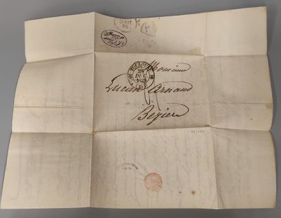 Letter with CàD T 12 from Toulouse dated...