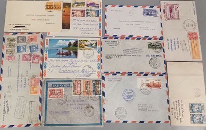 Lot of sixteen letters of the World of which...