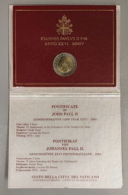 Vatican - 2 € - BU - 2004