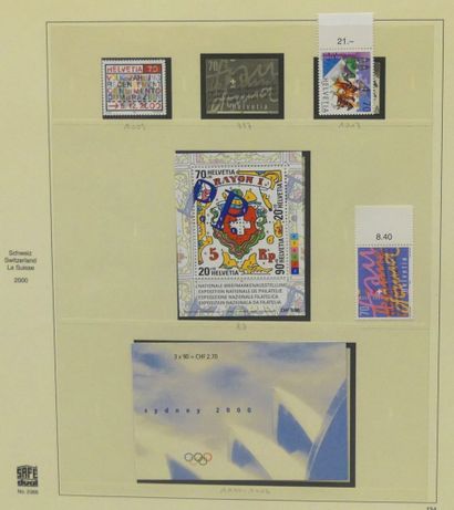 Collection of new hingeless Swiss from 1983...