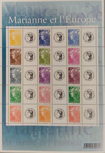 Set of personalized stamps in mint condition
Face...