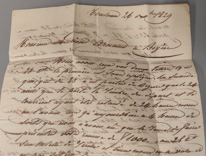 Letter with CàD T 12 from Toulouse dated...