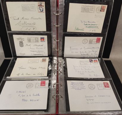 Four boxes of modern mail from France