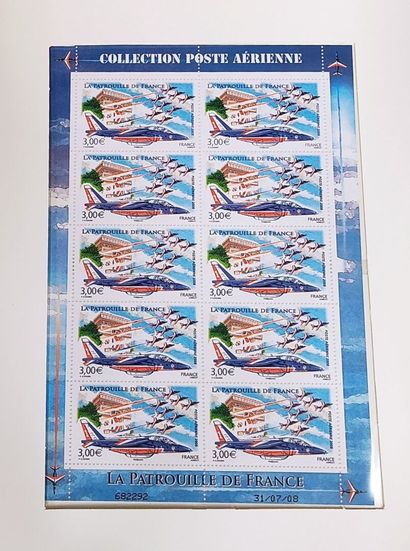 Pack of twenty different new mini airmail...