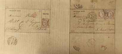 Set of four mounted balloons - Gazette des...