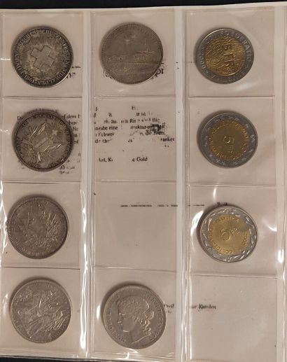 Switzerland - Collection of 108 various coins...