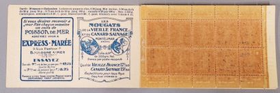 Set of four complete Semeuse type booklets...