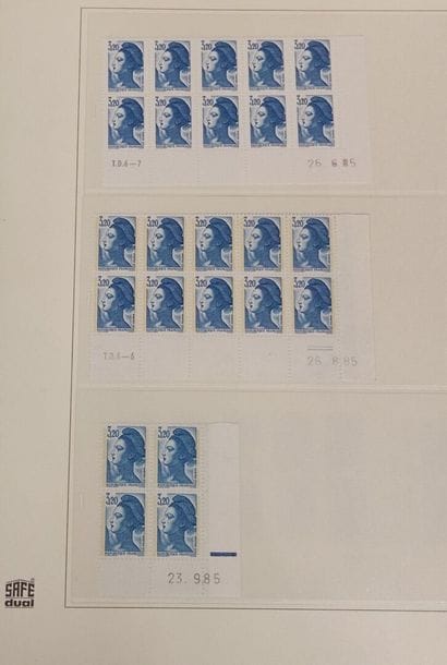 Lot de Liberté including lower leaves, dated...