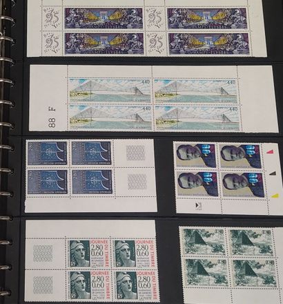 Batch of new face plates in francs 
Value...