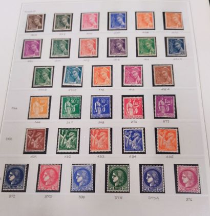 Collection of new France without hinges from...