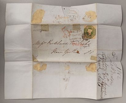 Great Britain N° 7 on cover from 1852
B to...