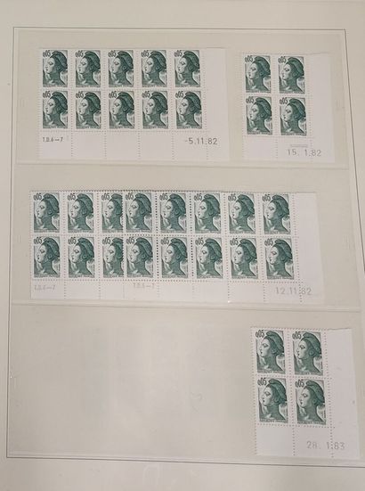 Lot de Liberté including lower leaves, dated...