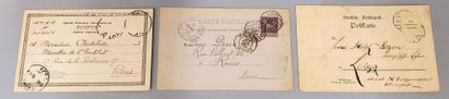 Lot of nine old Postcards including :
1889...