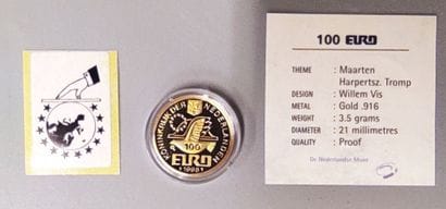 Netherlands - GOLD - 100 € commemorative...
