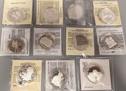 10 € - BE - Silver - San Marino - Commemorative...