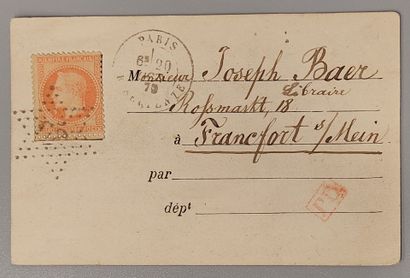 Card sent by mounted balloon to Germany
Postage...