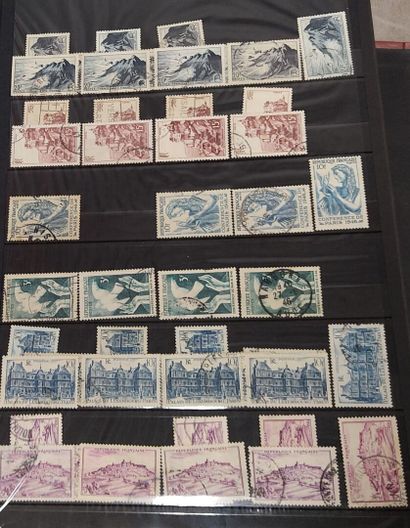 Lot of eighteen binders from France cancelled...