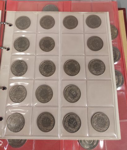 Switzerland - Collection of 90 various coins...
